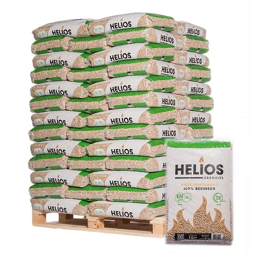 Peleti HELIOS Premium – paleta 65 vreč po 15 kg