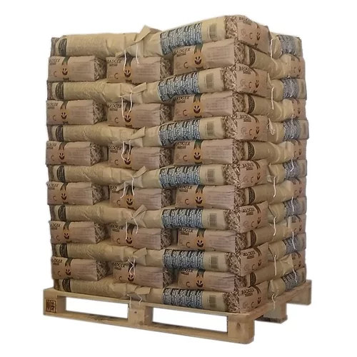 Lesni peleti Badger iz Belgije – paleta 65 vreč po 15 kg