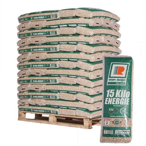 Peleti Van Roje – paleta 65 vreč po 15 kg