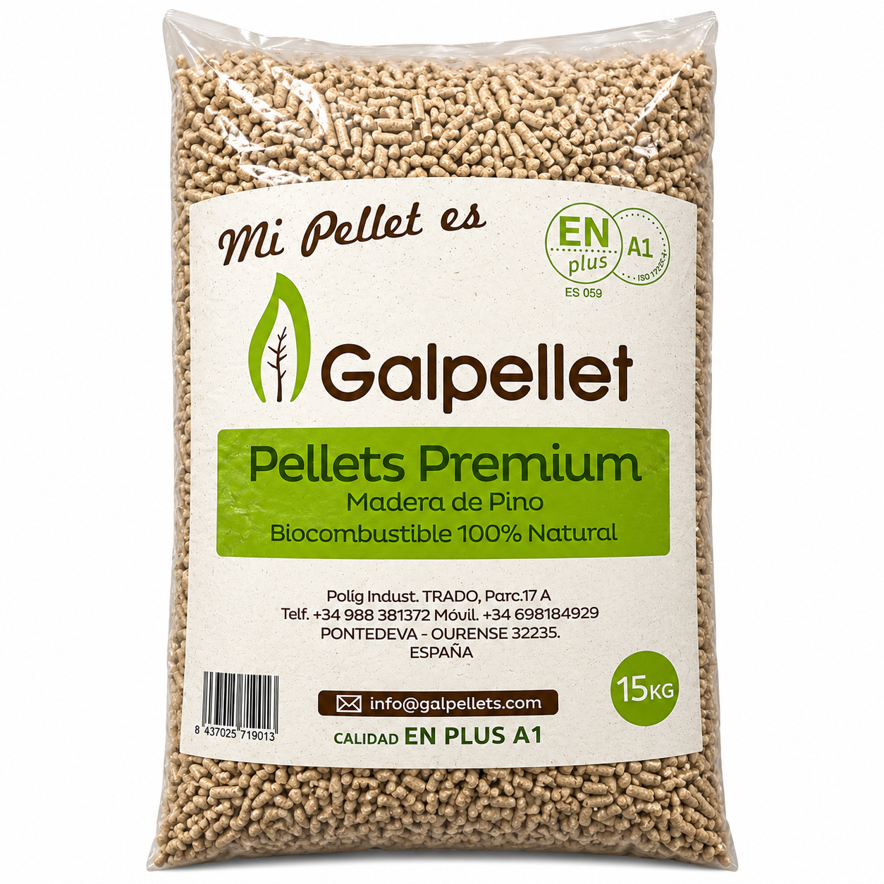 Peleti Galpellet v vrečah po 15 kg